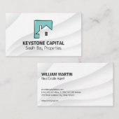 実在Estate Home Line Artロゴ 名刺 (正面/裏面)