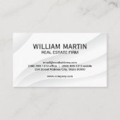 実在Estate Home Repair Logo | 近所の家 名刺 (裏面)