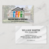 実在Estate Home Repair Logo | 近所の家 名刺 (正面/裏面)