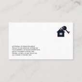 実在Estate Houseと鍵 予約カード (裏面)