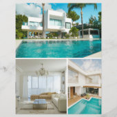 実在Estate House for Sale Logo写真QR チラシ (裏面)