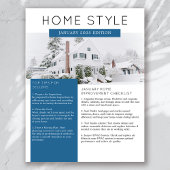 実在Estate January Newsletterプロモーション チラシ