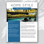 実在Estate July Newsletterプロモーション農業 チラシ