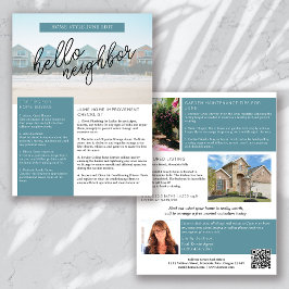 実在Estate June Newsletterプロモーション農業 チラシ