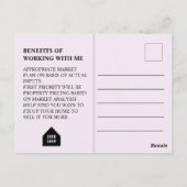 実在Estate Lead Generating Expired Listing ポストカード (裏面)