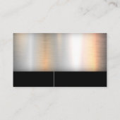 実在Estate Logo Metallic 名刺 (裏面)