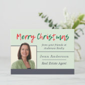 実在Estate Merry Christmas 🏡個人的な挨拶 シーズンカード (スタンド正面)
