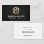 実在Estate Metalロゴ 名刺 (正面/裏面)