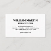 実在Estate Metalロゴ |花 名刺 (裏面)