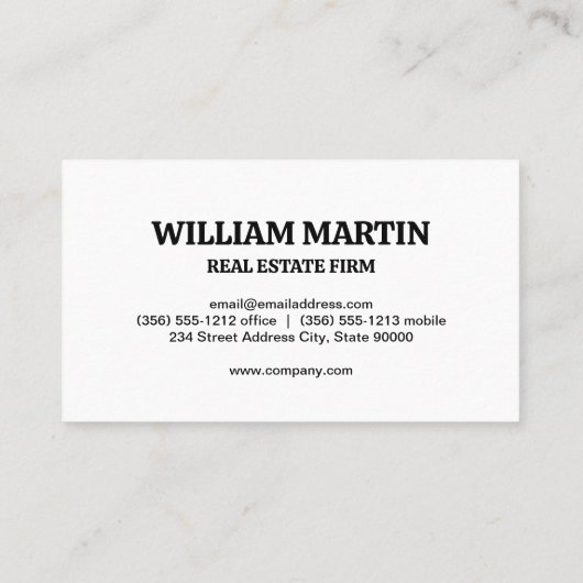 実在Estate Metalロゴ |花 名刺 (裏面)