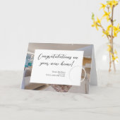 実在Estate New Home Photo Business Note Card カード (黄色い花)