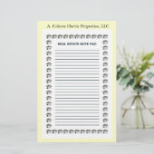 実在Estate Note Pad-デザイン2 便箋 (スタンド正面)