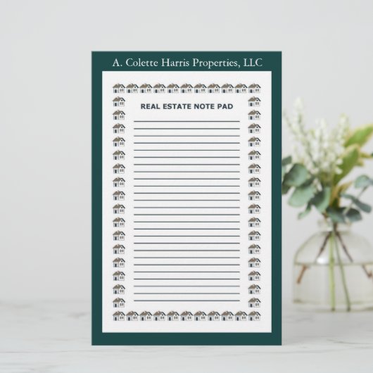 実在Estate Note Pad-デザイン4 (スタンド正面)
