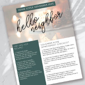 実在Estate November Newsletterプロモーション チラシ