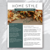 実在Estate November Newsletterプロモーション チラシ