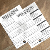 実在Estate Open Houseサインインシート チラシ