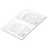 実在Estate Open House Feedback Notepad ノートパッド (アングル)