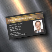 実在Estate Photo Magnetic Business Card マグネット名刺