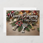 実在Estate Postcard – クリスマス (正面/裏面)