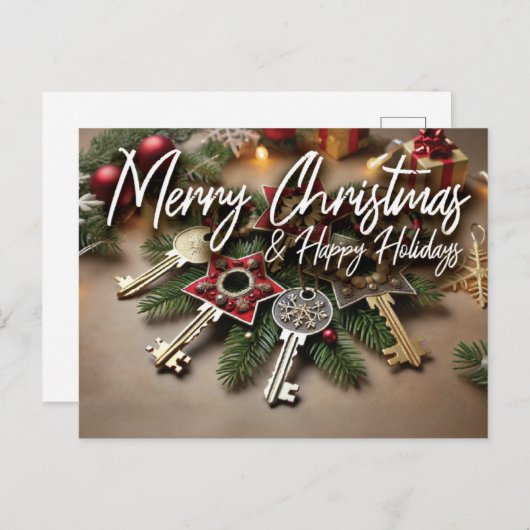 実在Estate Postcard – クリスマス (正面/裏面)