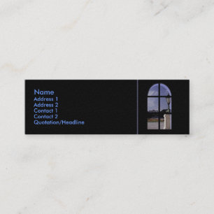 実在Estate Profile Card スキニー名刺