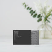 実在Estate Profile Card 名刺 (スタンド正面)