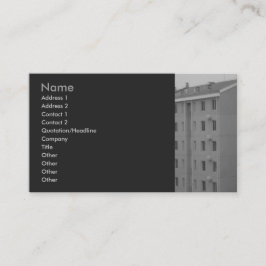 実在Estate Profile Card 名刺