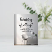 実在Estate Referral Mailer - Sell More with 頭が切れる ポストカード (スタンド正面)