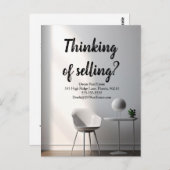 実在Estate Referral Mailer - Sell More with 頭が切れる ポストカード (正面/裏面)