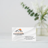 実在Estate Residentialロゴ 名刺 (スタンド正面)