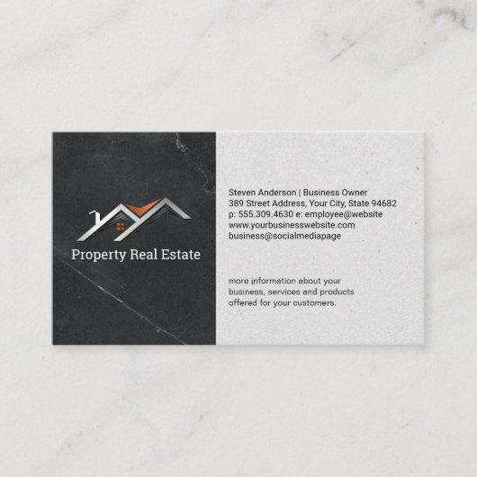 実在Estate Roof Logo 名刺 (正面)