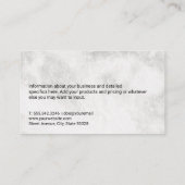 実在Estate Roof Logo | 技術背景 名刺 (裏面)