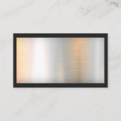 実在Estate Roof Logo |金属ブラシ 名刺 (裏面)