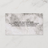 実在Estate Roof Topロゴ | 大理石 名刺 (裏面)