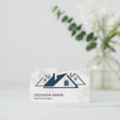 実在Estate Roof Top Business Card 名刺 (スタンド正面)