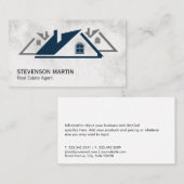 実在Estate Roof Top Business Card 名刺 (正面/裏面)
