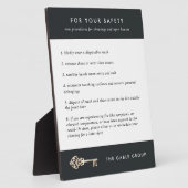 実在Estate Showing / Open House Client Safety フォトプラーク (側面)