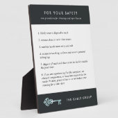 実在Estate Showing / Open House Client Safety フォトプラーク (側面)