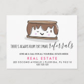 実在Estate S'MORE referrals Announcementポストカード 案内ポストカード (正面)