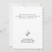 実在Estate Thank You Client スタイリッシュ カード (裏面)