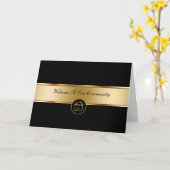 実在Estate Welcome Cards カード (黄色い花)