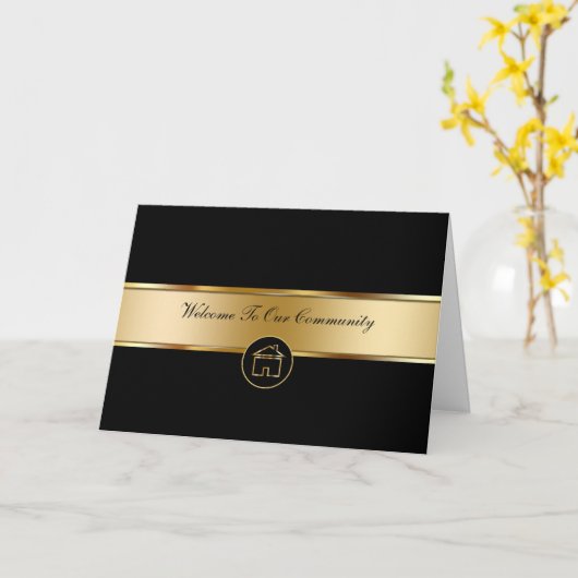 実在Estate Welcome Cards カード (黄色い花)