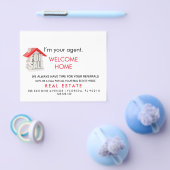 実在ESTATE WELCOME HOME Announcementポストカード チラシ (シングル)