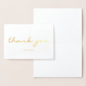 実在Gold Foilパーソナライズされた Elegatn 箔カード (ディスプレー)