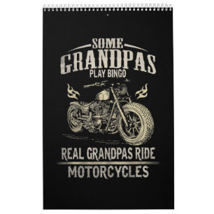 実在Grandpasのバイクギフトに乗るGrandpas.pn カレンダー