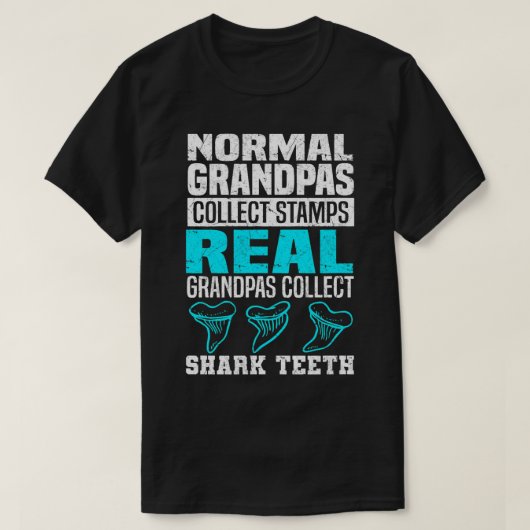 実在Grandpas Collect Shark Tites Shark Tites Coll Tシャツ (デザイン正面)