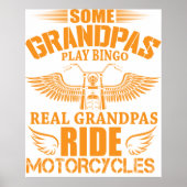 実在Grandpas Ride Motorcycles Poster ポスター (正面)