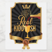 実在Kiddush - Shabbat, Jewish Holidays ワインラベル (シングルラベル)