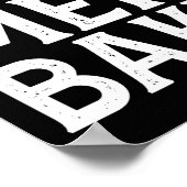 実在Men Bake -おもしろいベーキングデザイン ポスター (角)