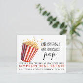 実在Popcorn紹介発表 案内ポストカード (スタンド正面)